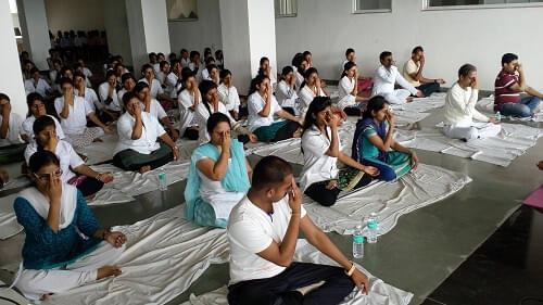 SMBT Ayurved College and Hospital Nashik Yoga day photo 6